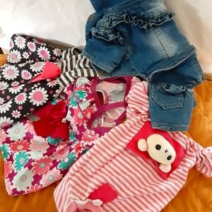 Doggie clothes. Bundle of 4